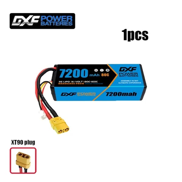 Lipo Batteri, 11,1V Høj Kapacitet, XT90 Stik Hardcase, 3PCS3S720080CXT90