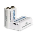 Miniatyrbillede 5 af 6: EVERACTIVE BATTERI 6F22/9V LI-ION 550 MAH MED USB TYPE C EVHR22-550C