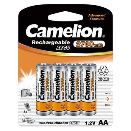 Camelion | AA/HR6 | 2700mAh | Genopladelige Ni-MH-batterier | 4 stk(er)