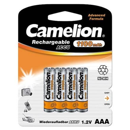 Camelion | AAA/HR03 | 1100mAh | Genopladelige Ni-MH-batterier | 4 stk(er)
