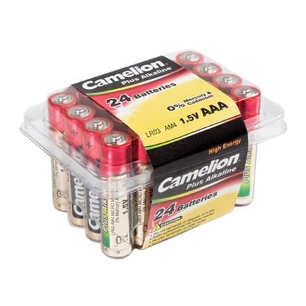 Camelion | AAA/LR03 | Plus Alkaline | 24 stk(er) | LR03-PB24