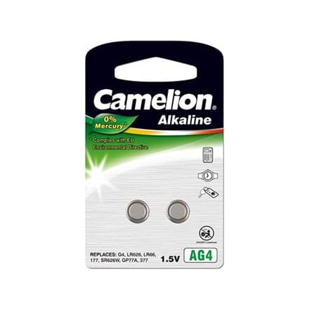 Camelion | AG4/LR66/LR626/377 | Alkaline knapcelle | 2 stk(er)