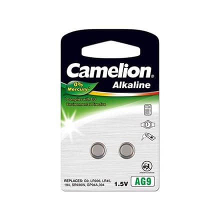 Camelion | AG9/LR45/LR936/394 | Alkaline knapcelle | 2 stk(er)
