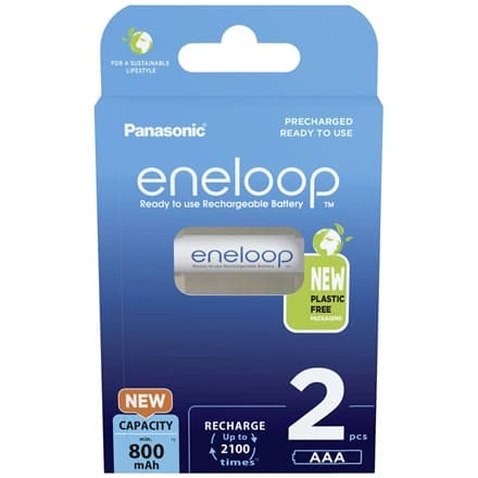 Panasonic | AAA | 800 mAh | 2 stk(er) | ENELOOP BK-4MCDE/2BE