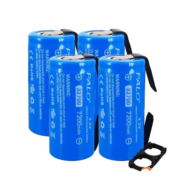 LiFePO4 batteri, 7200mAh kapacitet, høj afladningshastighed, 6 stk