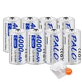 Miniatyrbillede 1 af 2: Genopladeligt C-batteri, 4000mAh kapacitet, NI-MH teknologi, Blå, 1,2V