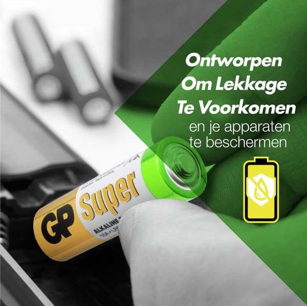 GP Super Alkaline AA batterier - 8 stk