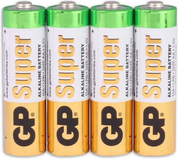 GP Superalkaline AA batteri 4PK