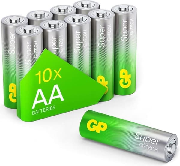 GP Super Alkaline batteri - AAA - 10-pak - action blister (6+4)