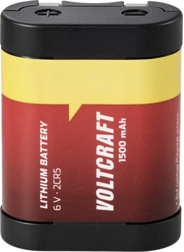 VOLTCRAFT 2CR5 fotobatteri lithium 1500 mAh 6 V 1 stk.