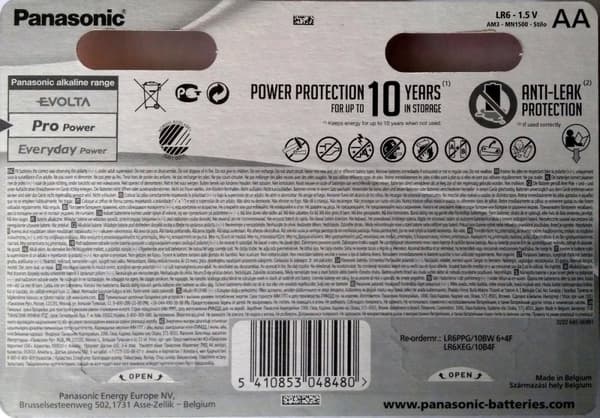Panasonic Pro Power AA 6+4 Engangsbatteri Alkaline 1,5 V