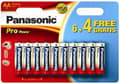 Miniatyrbillede 1 af 3: Panasonic Pro Power AA 6+4 Engangsbatteri Alkaline 1,5 V