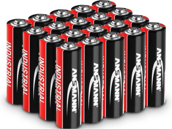 Ansmann alkaliske batterier - 20 x Mignon AA LR6 1,5 V