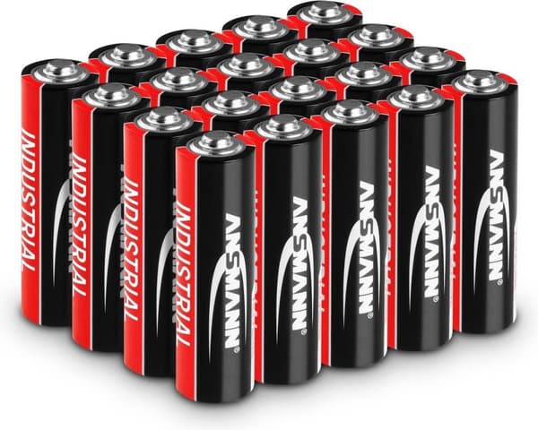 Ansmann alkaliske batterier - 20 x Mignon AA LR6 1,5 V