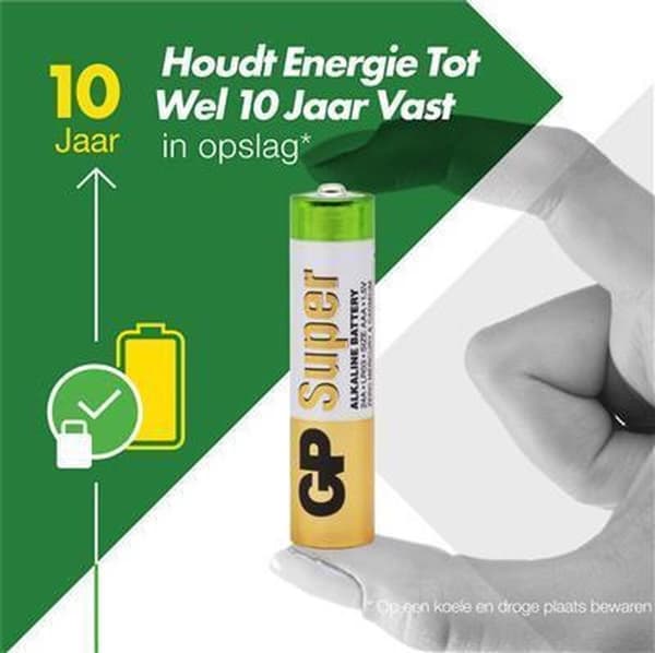 GP Super Alkaline AAA-batterier - 40 st