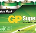 Miniatyrbillede 6 af 8: GP alkalisk batteri C 1,5 V Super, 4 stk