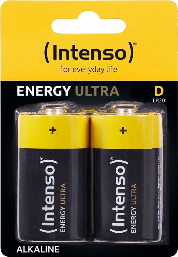 (Intenso) Energy Ultra batteri D/LR20/Mono - 2 stk (7501442)