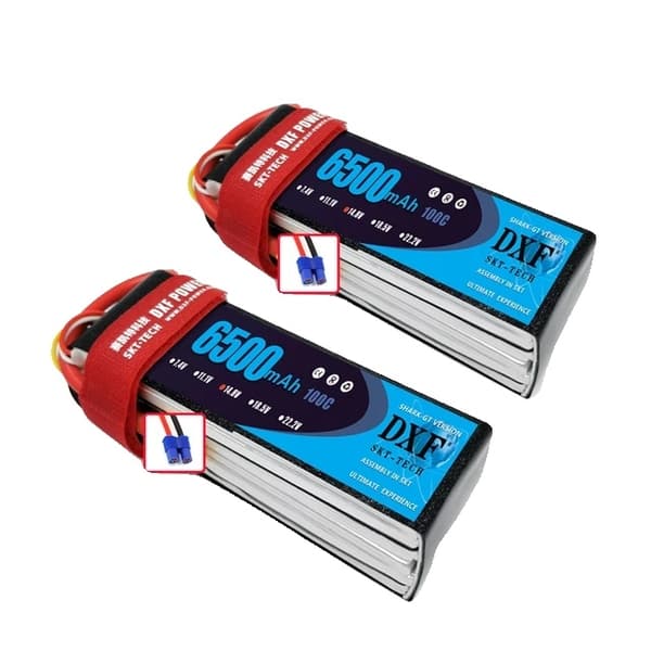 Batteri, Høj Kapacitet, Høj C-Rating, 2PCS 4S6500 EC5 2PCS 4S6500  EC5