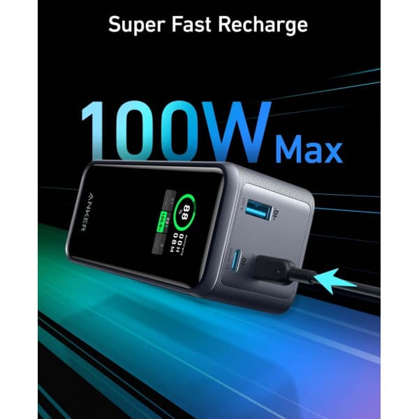 Anker Prime 200W bærbar strømforsyning, 20000 mAh