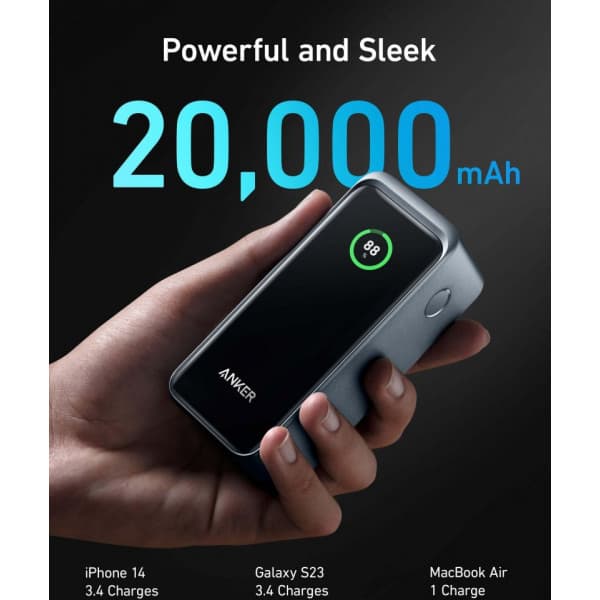 Anker Prime 200W bærbar strømforsyning, 20000 mAh