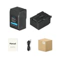 Miniatyrbillede 1 af 2: V Mount Batteri, Høj Kapacitet, D-Tap Oplader, BP-185 batteri
