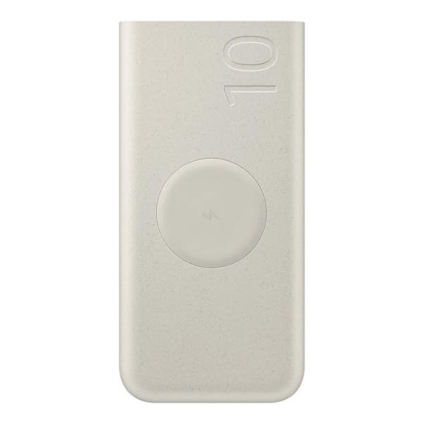 Powerbank Samsung EB-U2510XUEGEU induktiv 10000 mAh 2x USB-C 25W SFC - beige