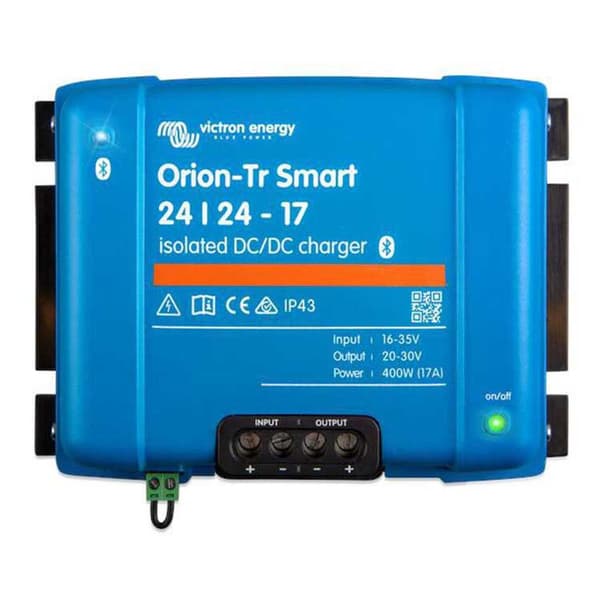 Victron Energy Eristetty Dc-dc-laturi Orion-tr Smart 24/24-17a 400w Kirkas