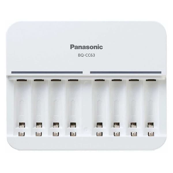 Eneloop Aa/aaa Batterilader Bq-cc63 Transparent,Sort
