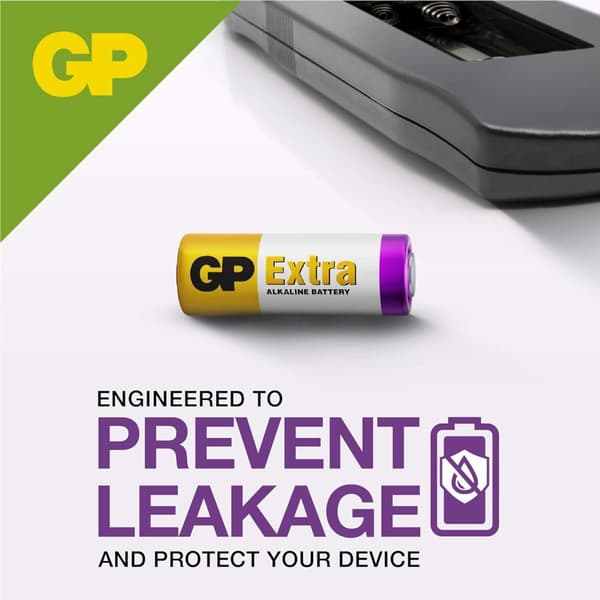 GP 23A Alkaliska Batterier 5-pack | GP Extra | 23AE, MN21 | Lång livslängd och hög effektivitet för daglig användning