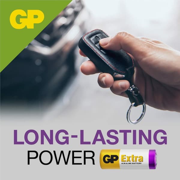 GP 23A Alkaliska Batterier 5-pack | GP Extra | 23AE, MN21 | Lång livslängd och hög effektivitet för daglig användning