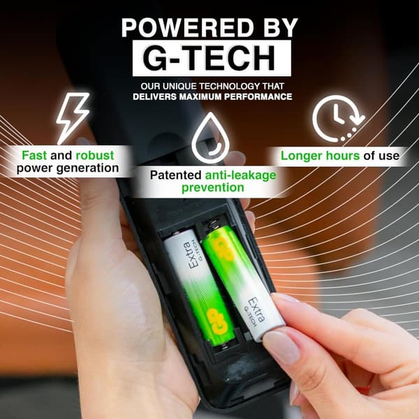 GP Alkaliska AA- batteri 80-pack| GP Extra |15A/LR6 1.5V batteri | Lång livslängd, högre effektivitet och daglig användning