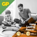 Miniatyrbild 3 av 5: GP Alkaliska AAA- batteri 48-pack| GP Ultra |24A/LR3 1.5V batteri | Lång livslängd, högre effektivitet och daglig användning