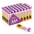 Miniatyrbild 1 av 6: GP Alkaliska AAA- batteri 40-pack| GP Extra |24A/LR3 1.5V batteri | Lång livslängd, högre effektivitet och daglig användning
