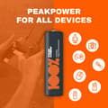Miniatyrbild 5 av 6: 100% PeakPower Alkaliska AAA- batteri 20-pack| 100% PeakPower |24A/LR3 1.5V batteri | Lång livslängd, högre effektivitet och daglig användning