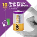 Miniatyrbild 4 av 5: GP Alkaliska D- batteri 8-pack| GP Extra | LR20 1.5V Mono-batteri | Lång livslängd, högre effektivitet, används i digitala pennor, stylus, laserljus