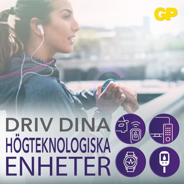 GP CR2450 - Litiumbatteri 10-pack| GP Extra | CR 2450 3V batteri | Lång livslängd, högre effektivitet och daglig användning