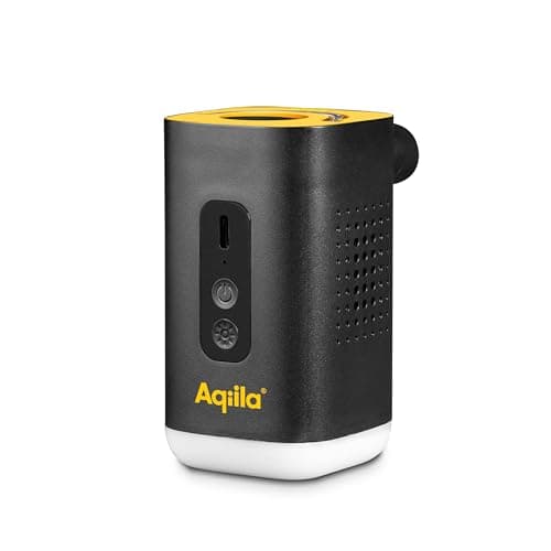 Bärbar luftpump och högpresterande kompressor med fickstativ | Aqiila Airbird C2 | Snabb installation och automatisk avstängning, exakt och enkel uppb
