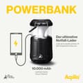 Miniatyrbild 5 av 7: Aqiila Soundbird B10, Dimbar LED-Lampa med Bluetooth-Högtalare och 10,000 mAh Powerbank - 360° Ljud & Ljus, Bärbar och Lätt att Använda [Energiklass G