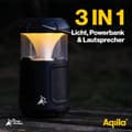 Miniatyrbild 2 av 7: Aqiila Soundbird B10, Dimbar LED-Lampa med Bluetooth-Högtalare och 10,000 mAh Powerbank - 360° Ljud & Ljus, Bärbar och Lätt att Använda [Energiklass G