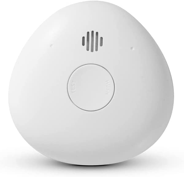 Housegard Pebble 10 brandvarnare med inbyggt 10-årsbatteri | Enkel montering med 3M-tejp |Optisk varnare i unik design av Lars Wettre | Test- och paus