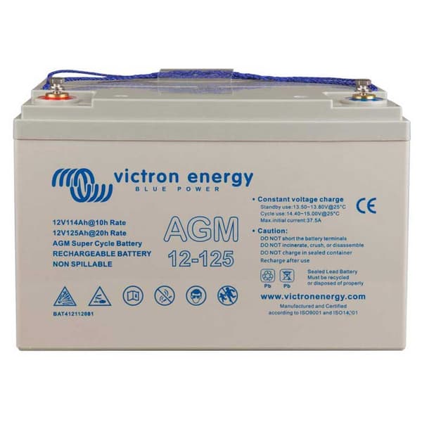 Victron Energy Batteri M8 Agm Super Cycle 12/125ah Transparent