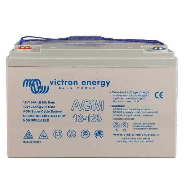 Victron Energy Batteri M8 Agm Super Cycle 12/125ah Transparent