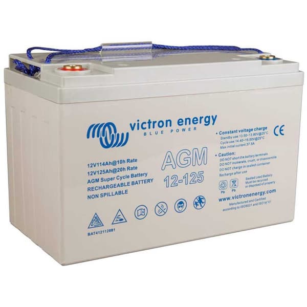 Victron Energy Batteri M8 Agm Super Cycle 12/125ah Transparent
