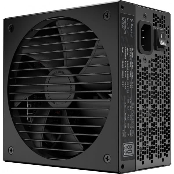 Fractal Design Ion+ 2 80 PLUS Platinum - ATX-strømforsyning, 860 W