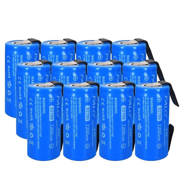 PALO LiFePO4-batteri, 7200mAh kapacitet, 3,2V spænding,8 stk.