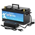 Miniatyrbillede 2 af 2: 12V 100Ah Lithium Jern Fosfat Batteri, Over 6000 Cyklusser, USB Port Tilgængelig,12V 100AH 332mm