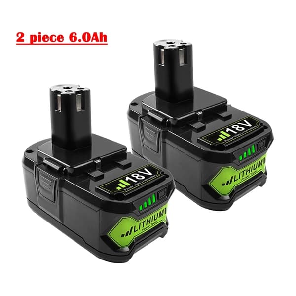 Batteribytespaket, högkapacitetsalternativ, kompatibelt med Ryobi-verktyg,2 stycken 9.0Ah
