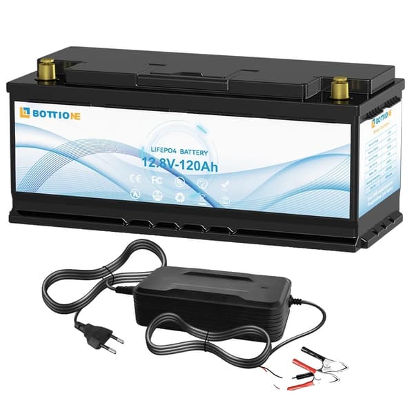LiFePO4-batteri, 12,8V, 100Ah, 120Ah,12,8V 100AH