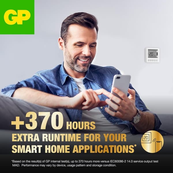 GP CR2032 - Litiumbatteri 5-pack| GP | CR 2032 3V batteri | Lång livslängd, högre effektivitet och daglig användning