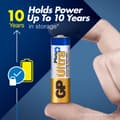 Miniatyrbild 3 av 6: GP Alkaliska AA- batteri 40-pack| GP Ultra Plus|15A/LR6 1.5V batteri | Lång livslängd, högre effektivitet och daglig användning